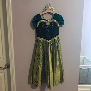 Disney Frozen Anna Costume ( size 4-6x) with Tiara